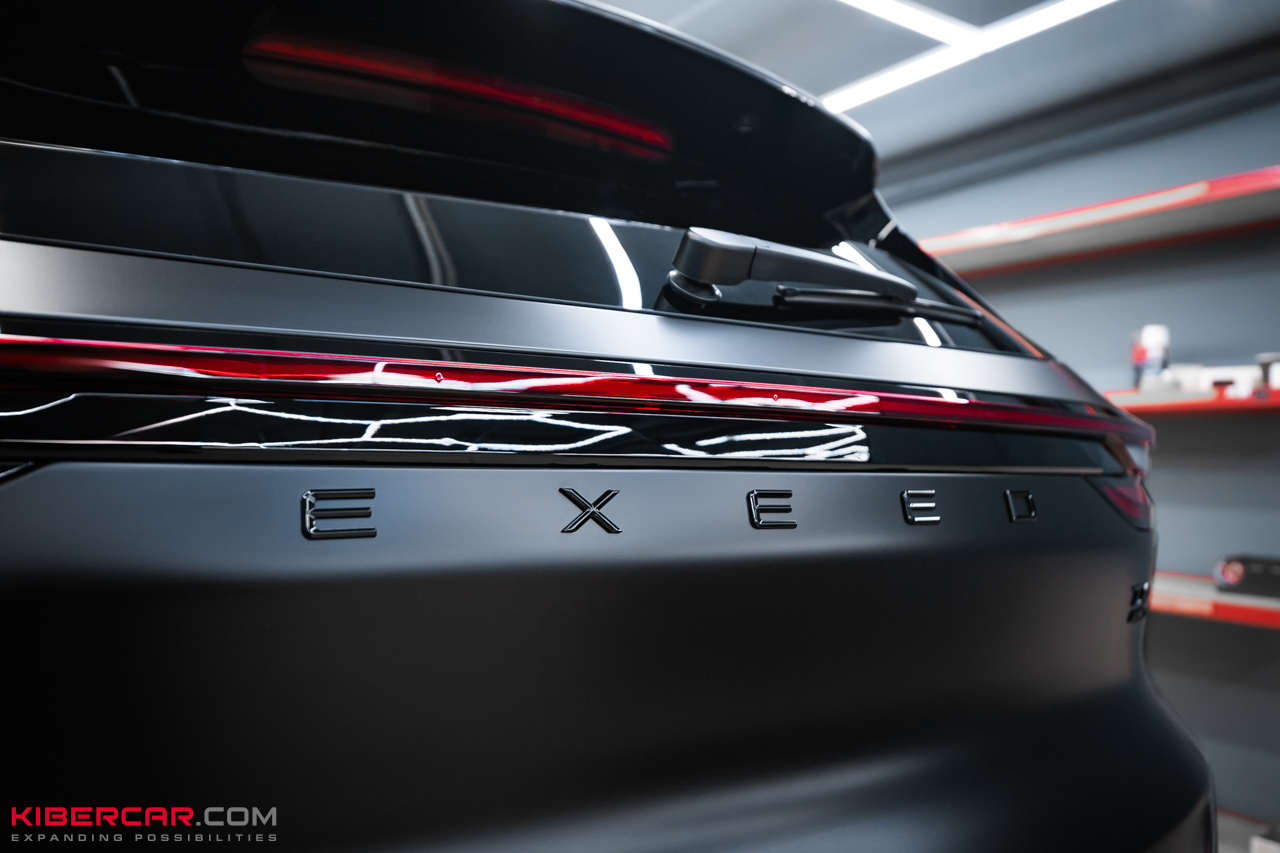 Антихром и оклейка пленкой с матовым эффектом на EXEED VX