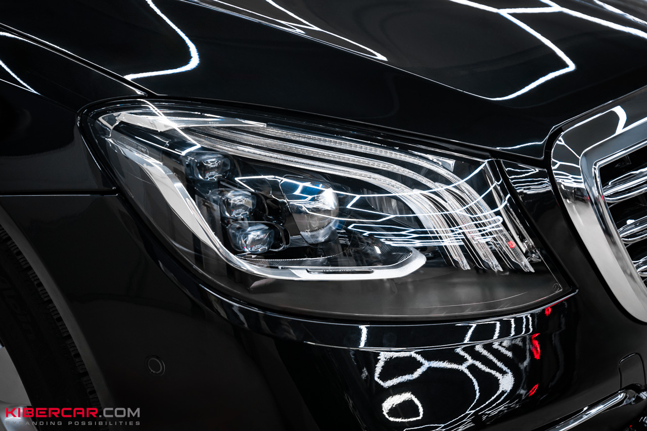 Установка обвеса и замена фар на Mercedes-Benz S-Класс W222