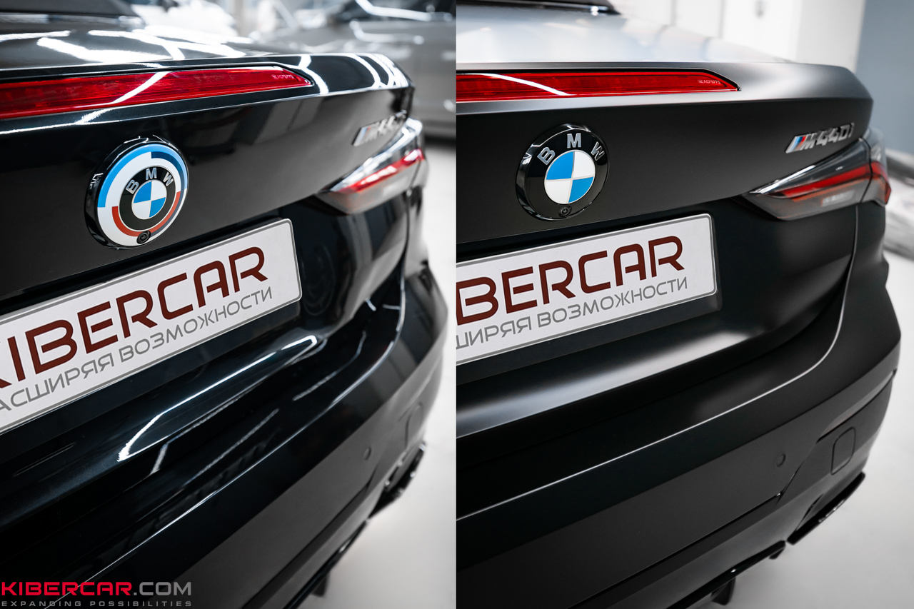 Оклейка BMW 4 серии матовым полиуретаном