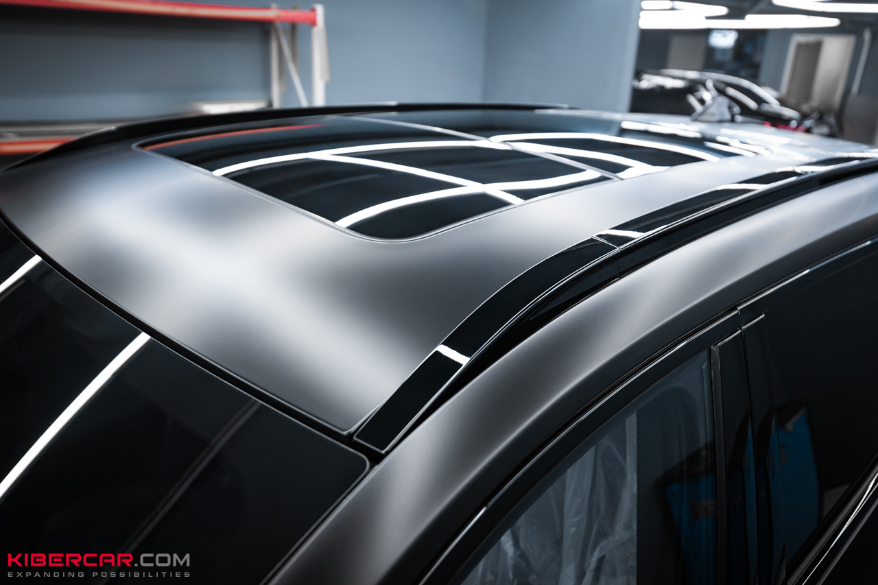 Антихром и оклейка пленкой с матовым эффектом на EXEED VX