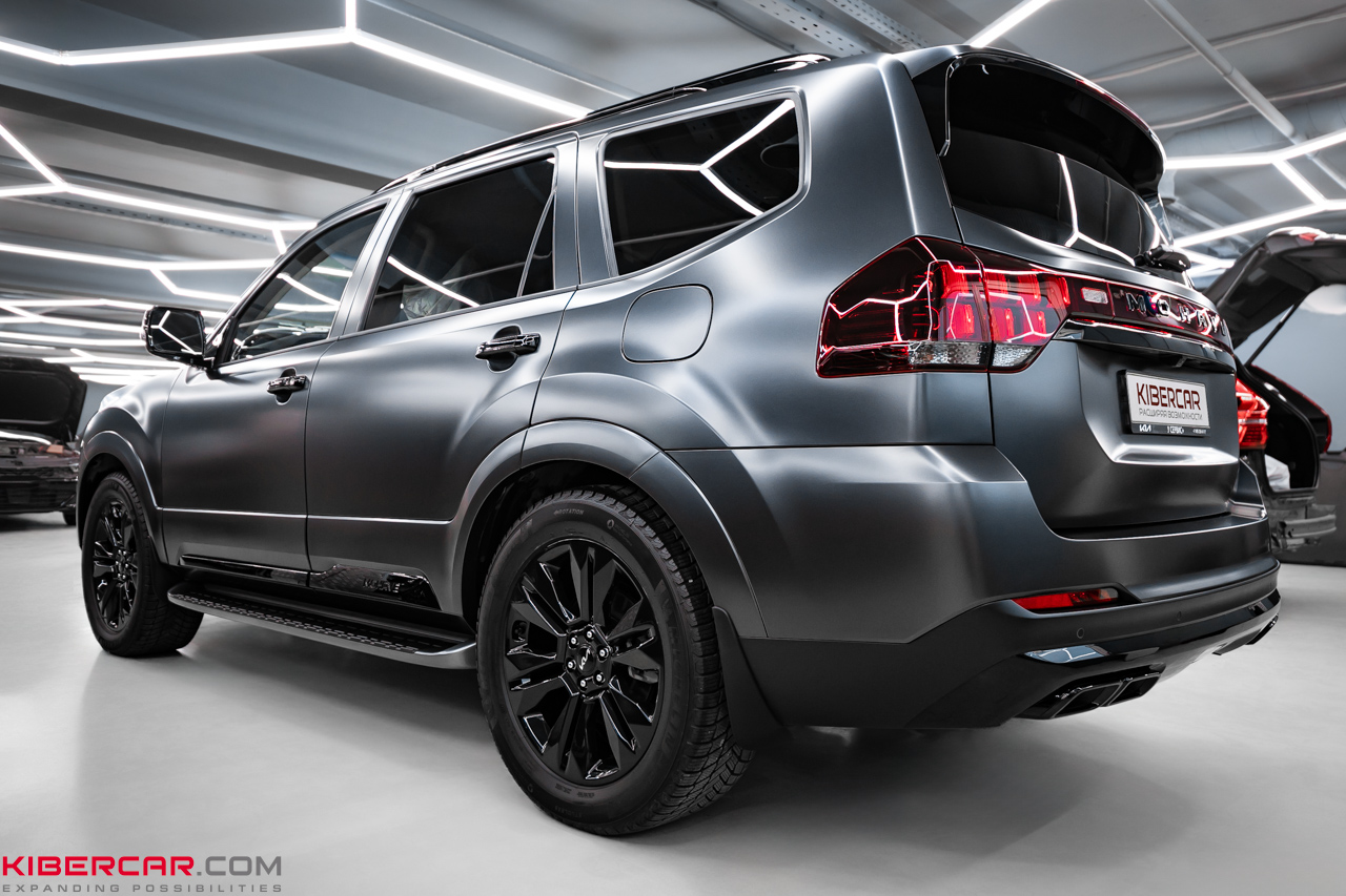 Преображение Kia Mohave: покраска дисков в глянцевый чёрный цвет