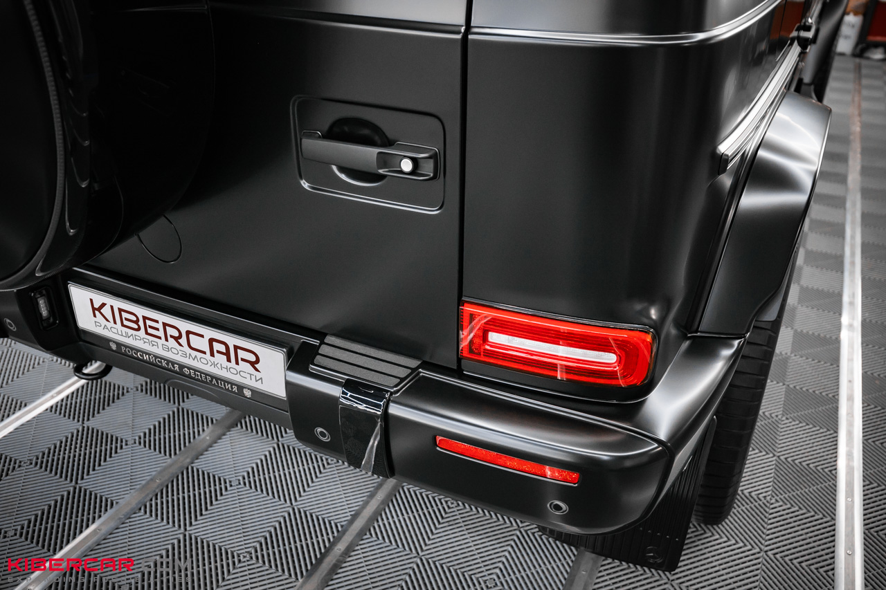 Комплексное преображение Mercedes-Benz G-Класс: матовая пленка, антихром и акценты AMG