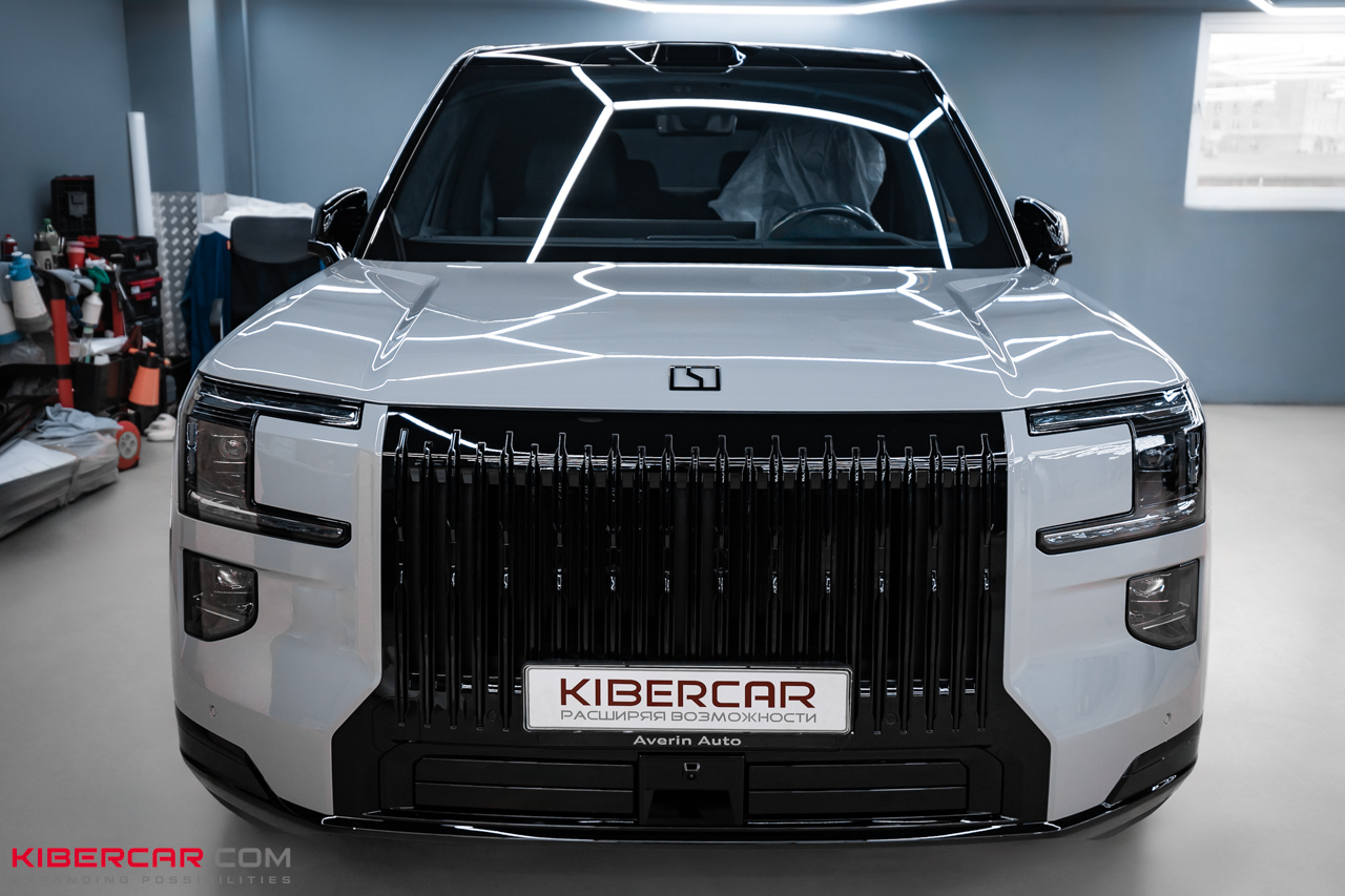 Оклейка защитной полиуретановой пленкой Zeekr 9X: сложный разбор и трендовое цветовое решение