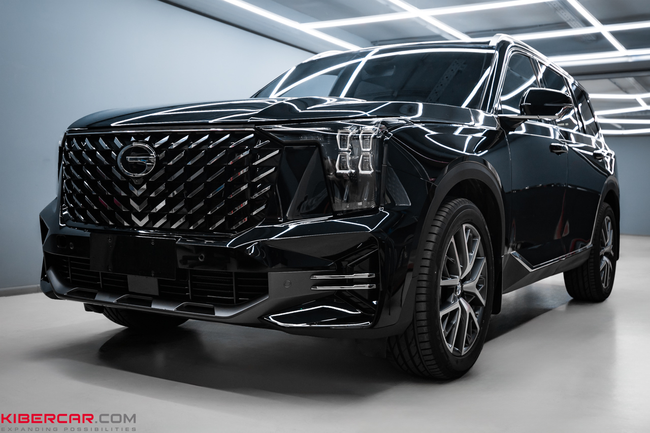 Оклейка автомобиля GAC GS8 полиуретановой пленкой
