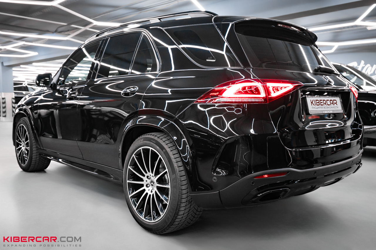 Покраска дисков с алмазной проточкой на Mercedes-Benz GLE