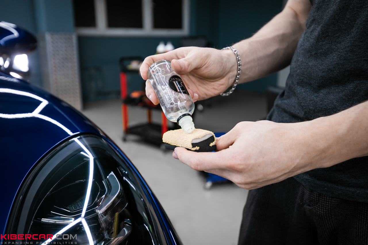 Porsche Macan: полировка с нанесением керамического покрытия 