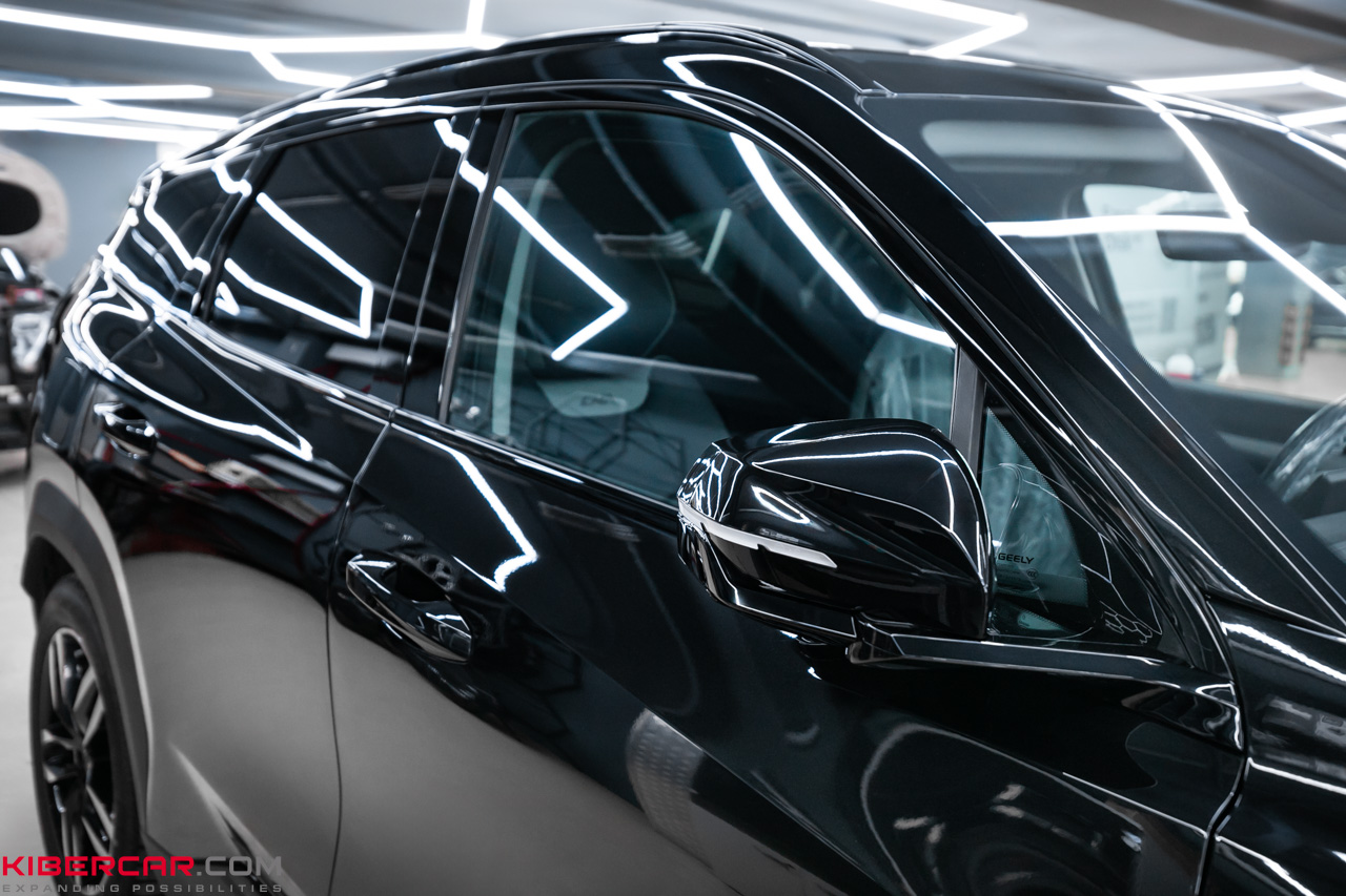 Geely Atlas: полировка кузова с нанесением керамического покрытия