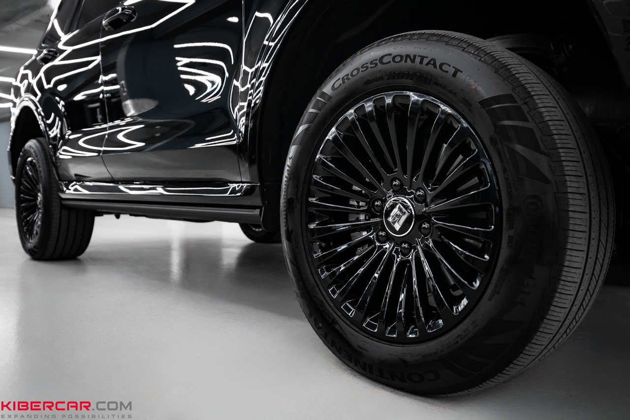 Tank 500: антихром и покраска дисков