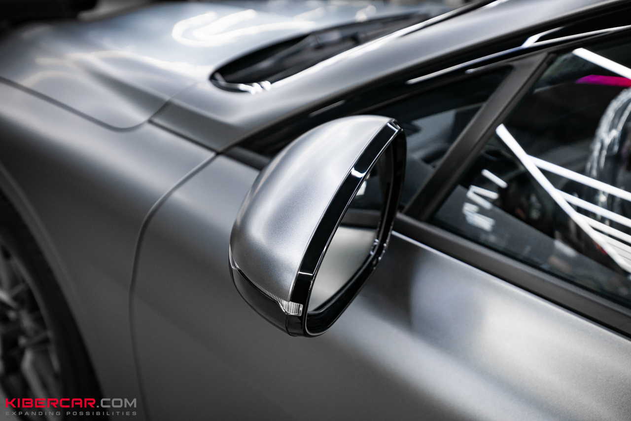 Антихром и оклейка в матовую пленку на Kia K5