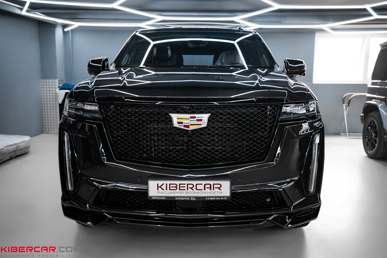Защита кузова, оптики и салона Cadillac Escalade V полиуретановой пленкой