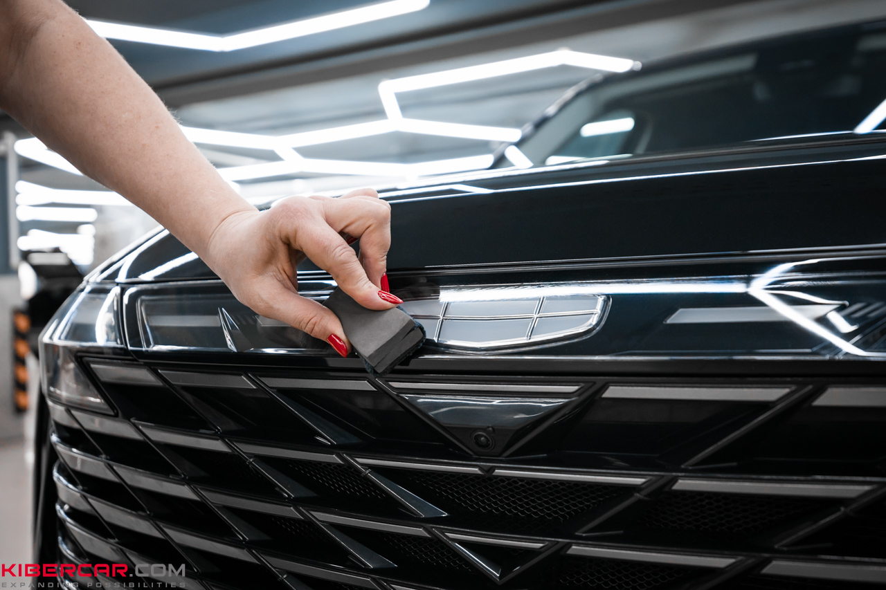 Geely Atlas: полировка кузова с нанесением керамического покрытия