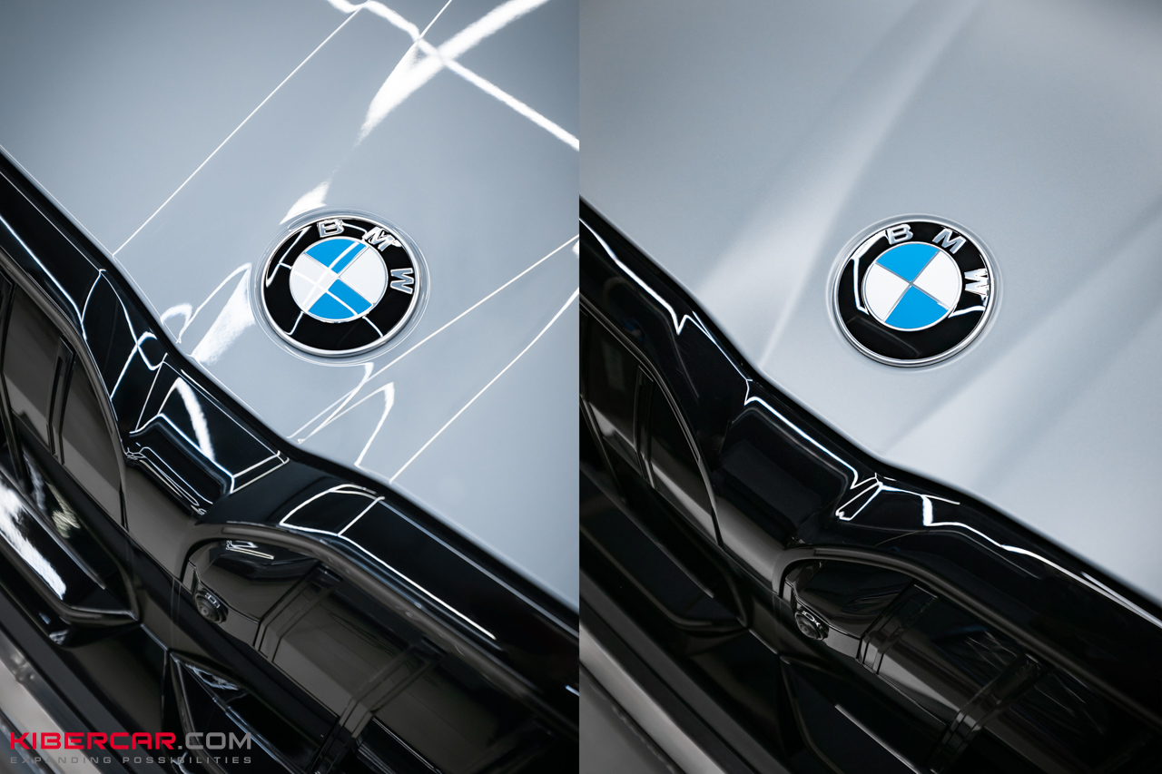 BMW М5 G90: оклейка кузова матовой пленкой