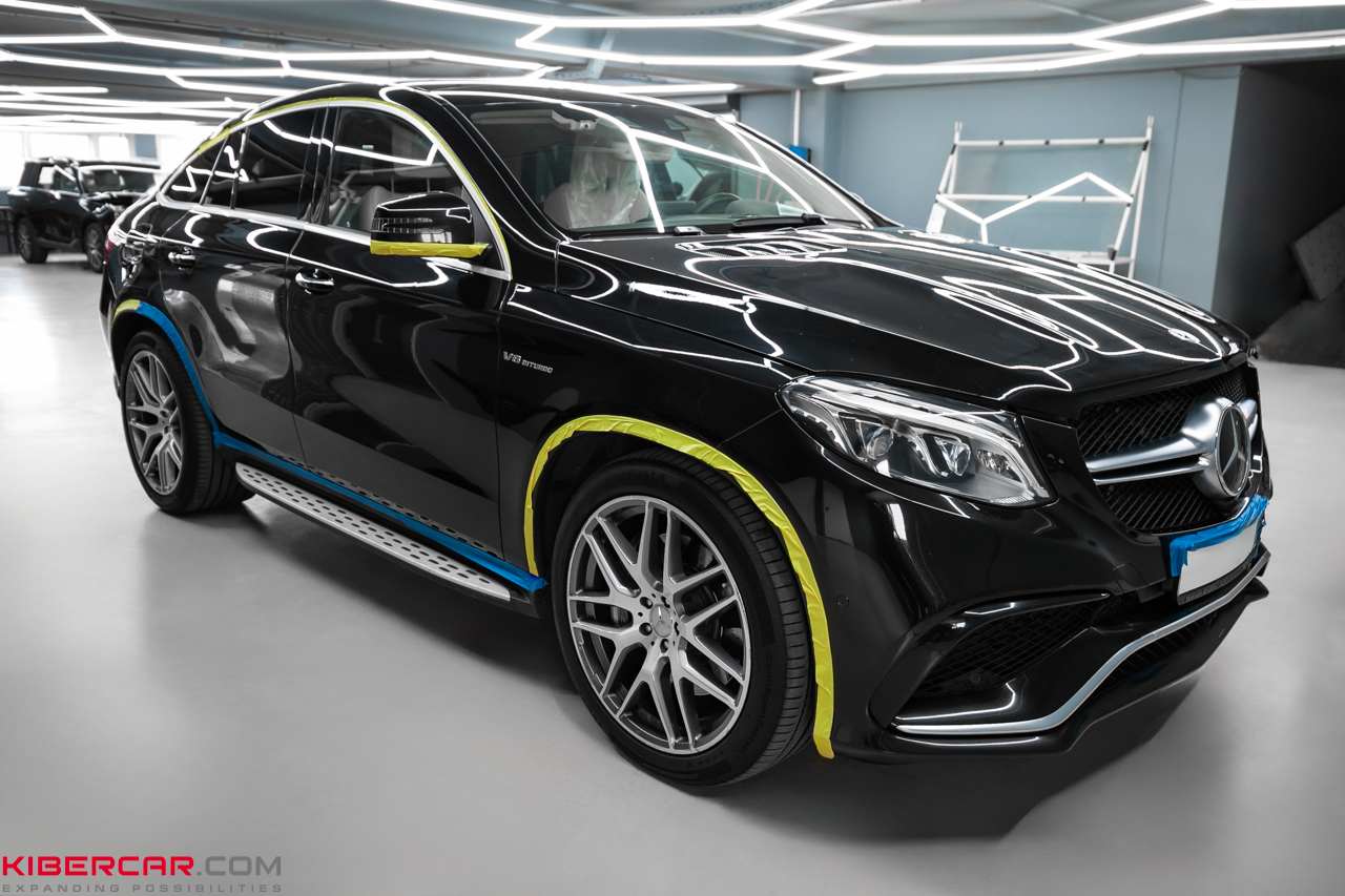 Mercedes-Benz GLE купе: полировка кузова