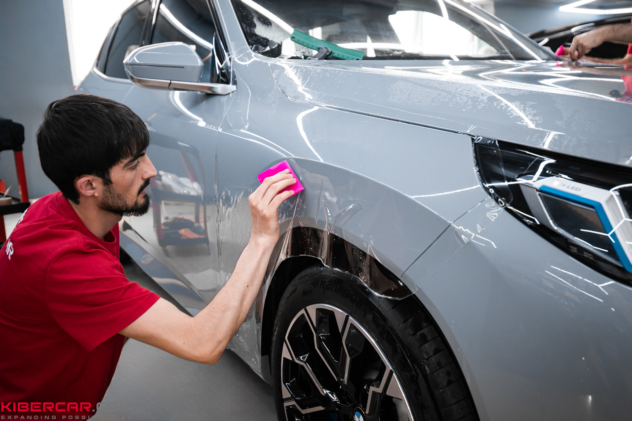 Оклейка полиуретановой пленкой BMW X3 G45