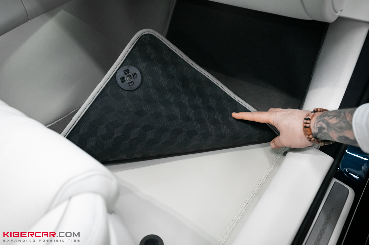 Индивидуальный пошив ковриков для Genesis G90: защита белоснежного салона