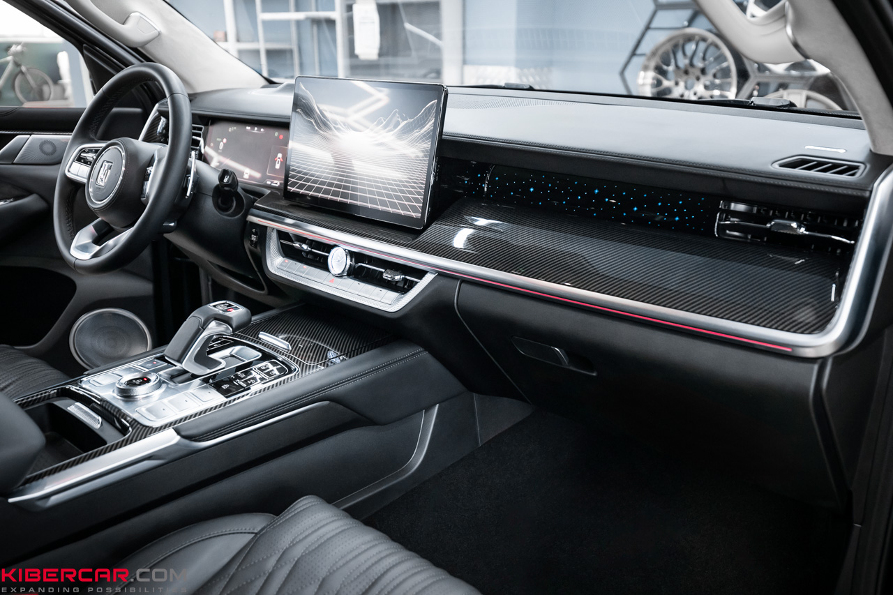 Аквапринт под карбон для салона Tank 500