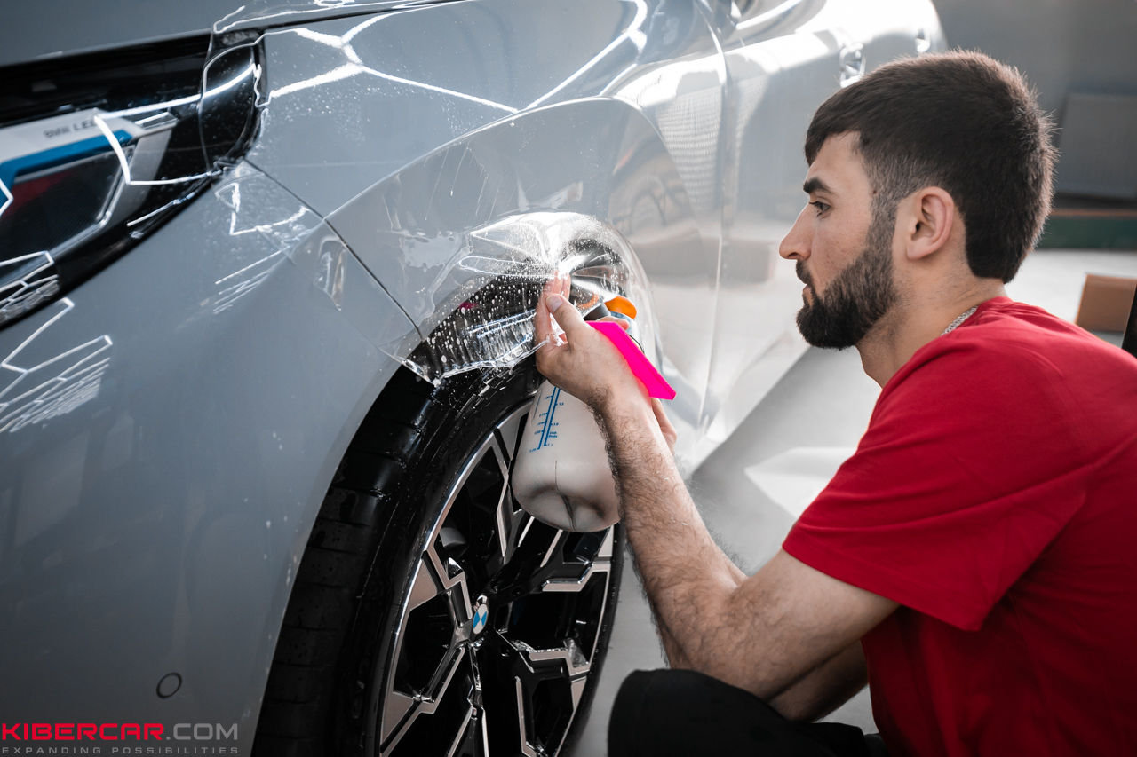 Оклейка полиуретановой пленкой BMW X3 G45