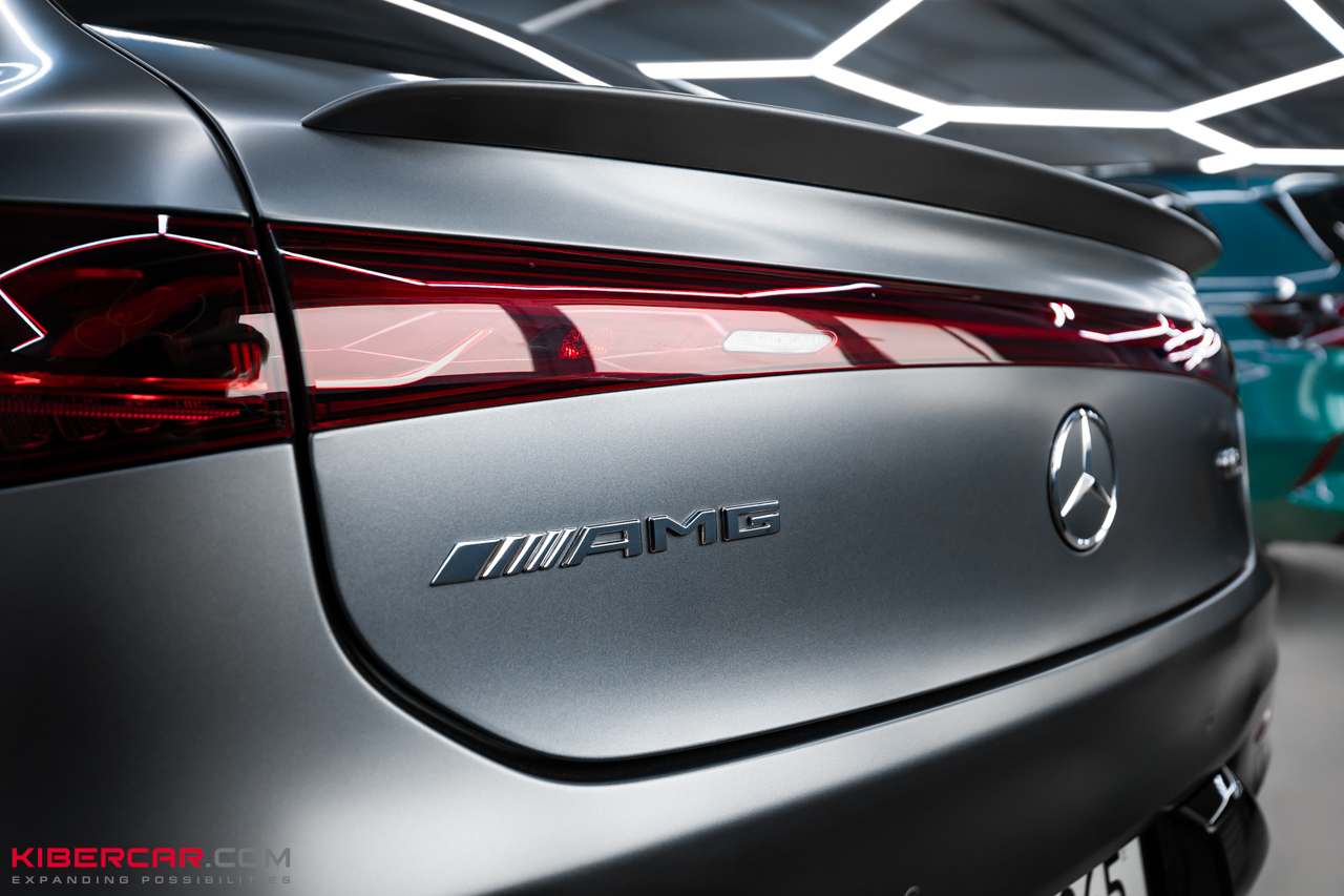 Оклейка матовой полиуретановой пленкой Mercedes-Benz EQS