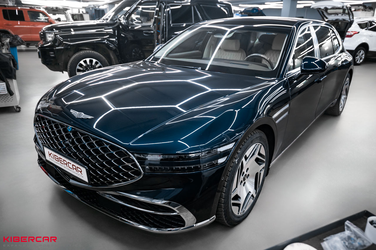 Индивидуальный пошив ковриков для Genesis G90: защита белоснежного салона