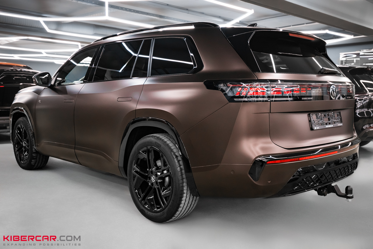 Оклейка Volkswagen Teramont в матовую защитную пленку: стильный акцент и долговременная защита