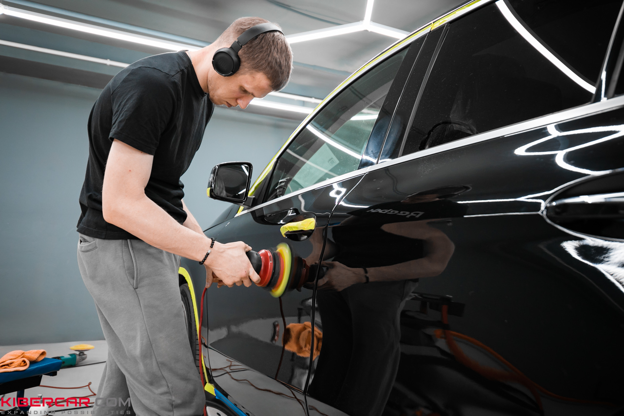 Mercedes-Benz GLE купе: полировка кузова