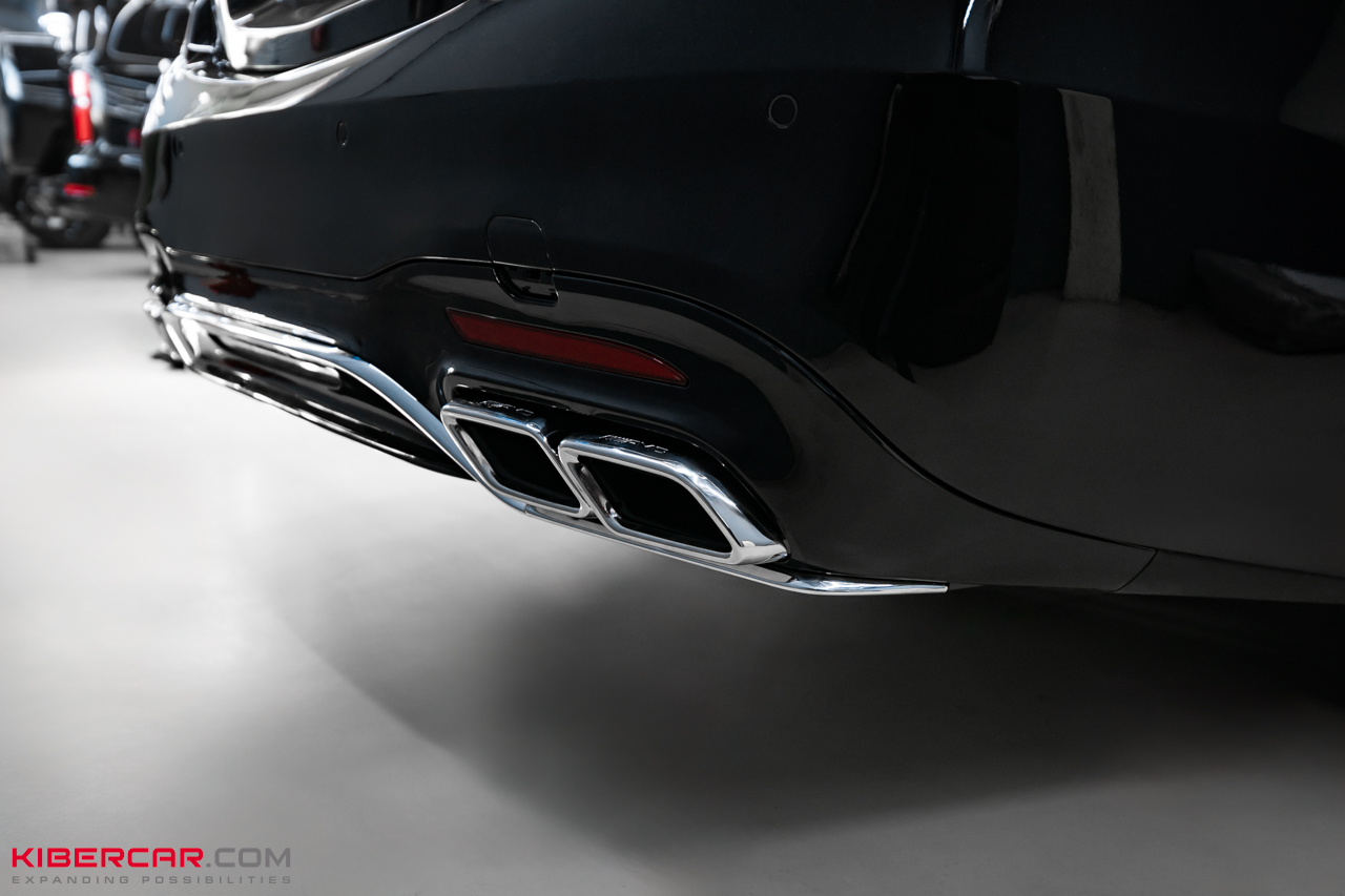 Установка обвеса и замена фар на Mercedes-Benz S-Класс W222