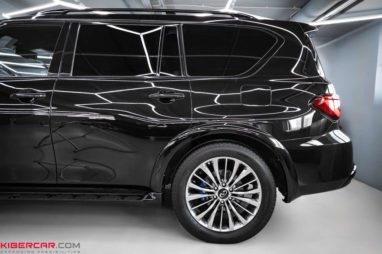Infiniti QX80: покраска суппортов