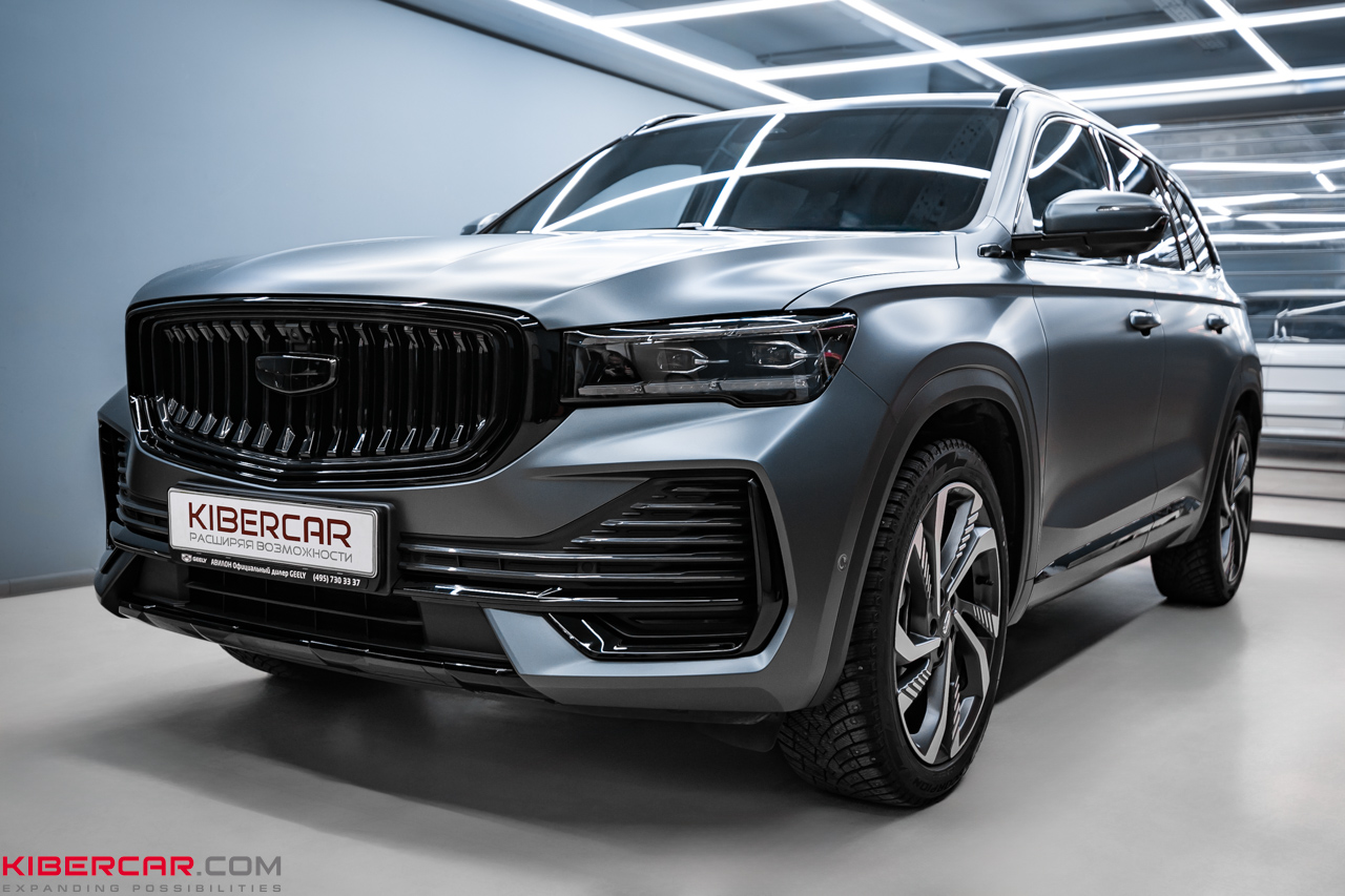 Geely Monjaro: антихром и оклейка кузова матовой пленкой