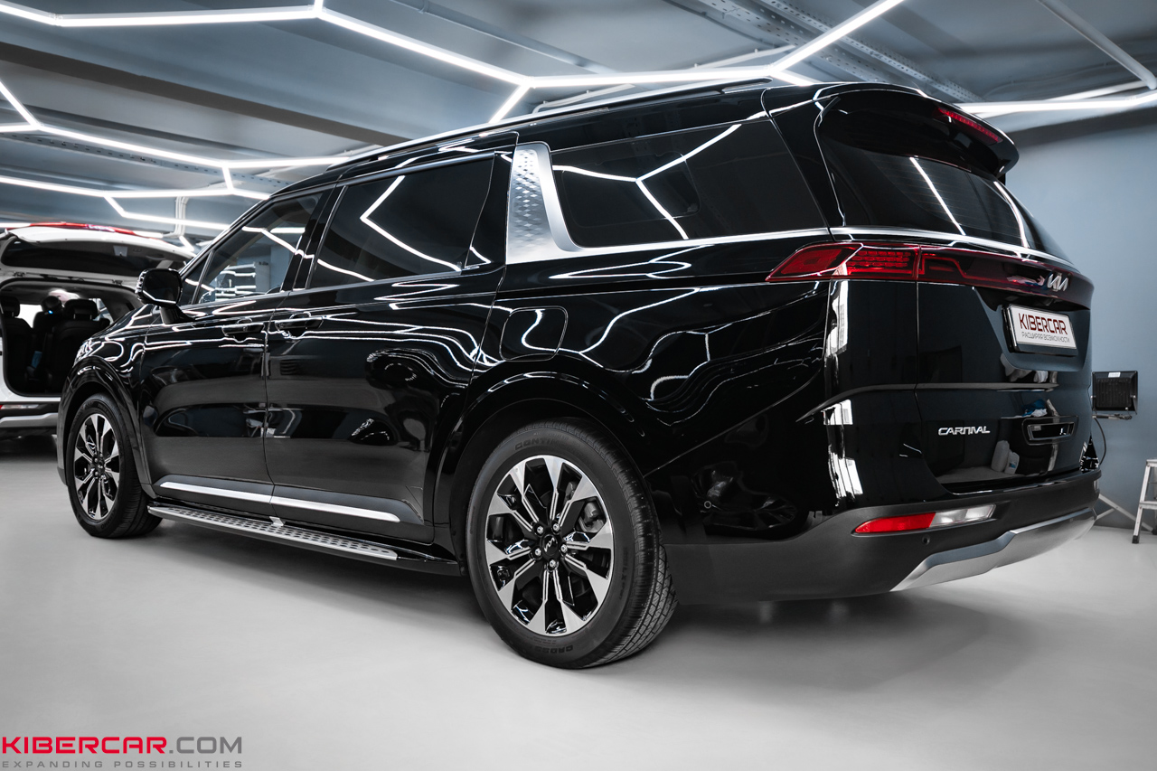 Профессиональная полировка и керамическое покрытие на Kia Carnival