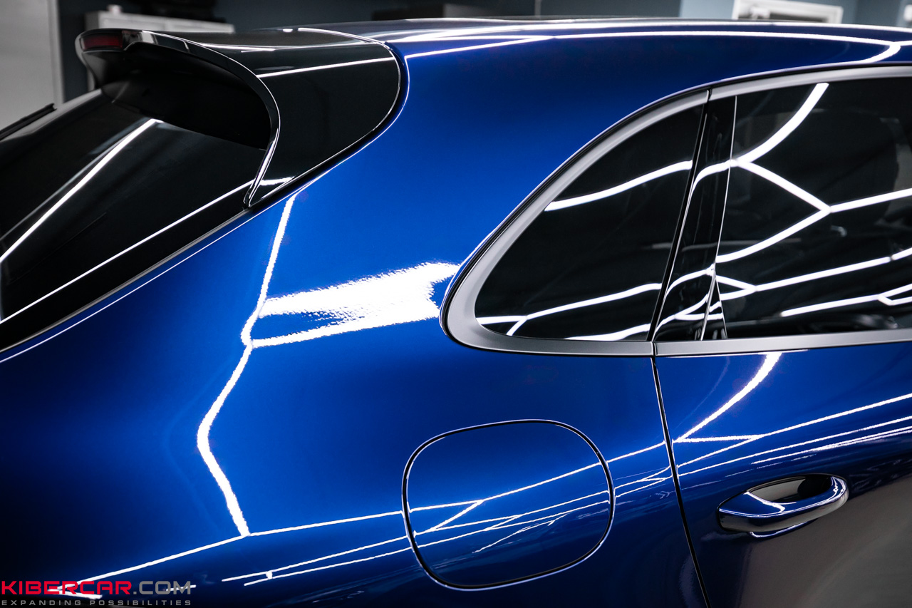 Porsche Macan: полировка с нанесением керамического покрытия 