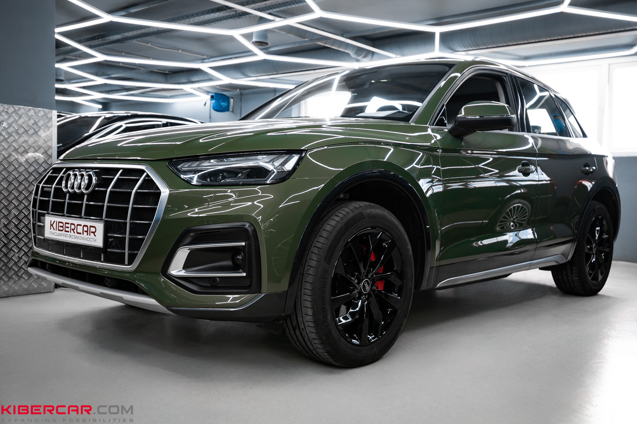 Покраска дисков и суппортов на Audi Q5