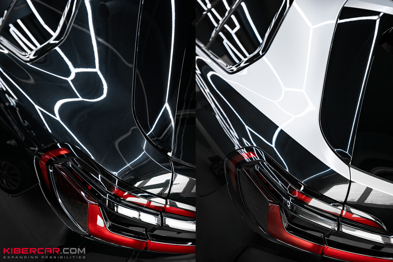 Двухцветный BMW X7: ювелирная оклейка цветным полиуретаном