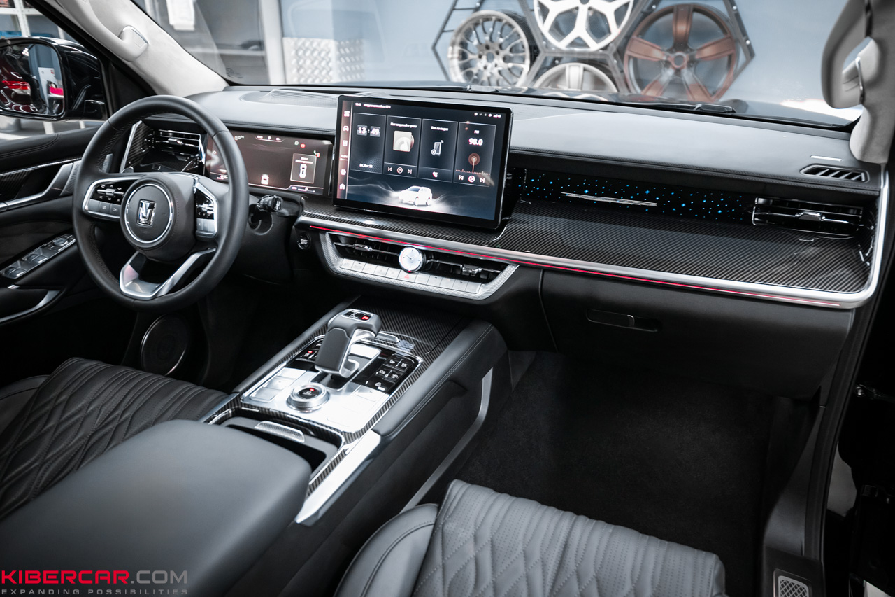 Аквапринт под карбон для салона Tank 500