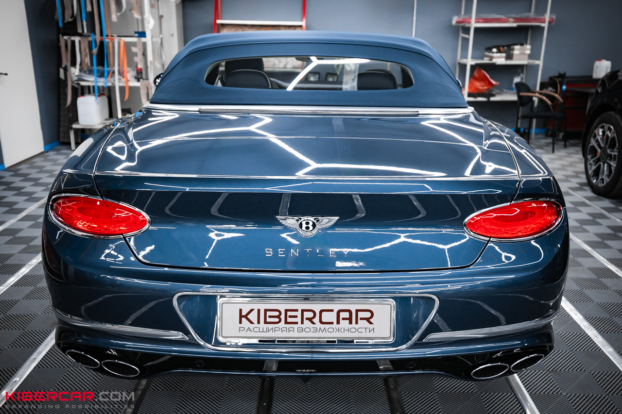 Мягкая полировка и керамическое покрытие на Bentley Continental GT