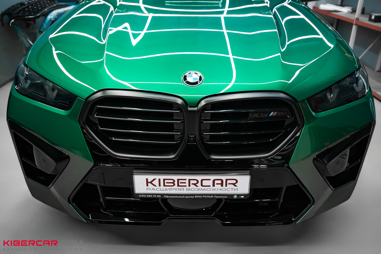 Оклейка BMW X5 M Competition в защитную полиуретановую пленку