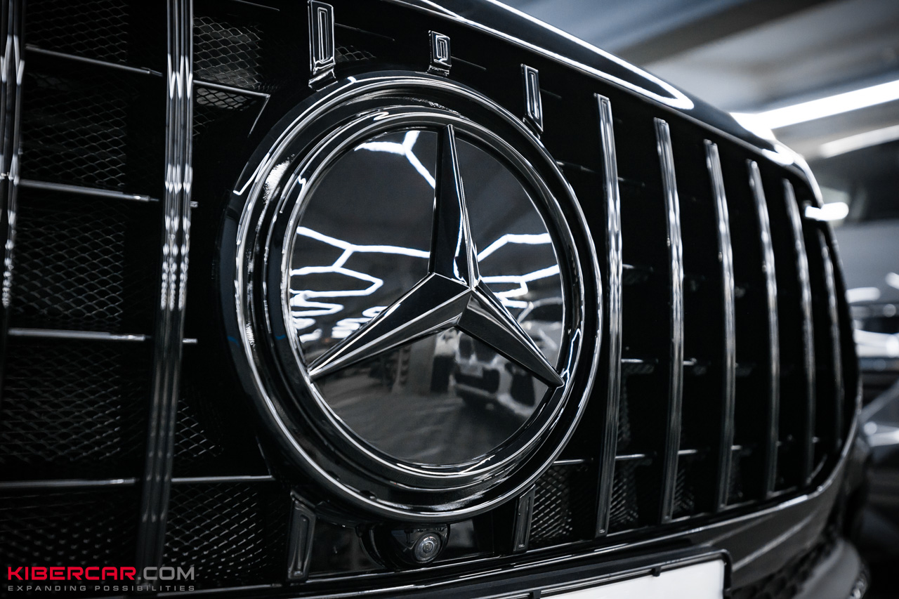 Черная решетка AMG на Mercedes-Benz GLE: продолжение единого стиля