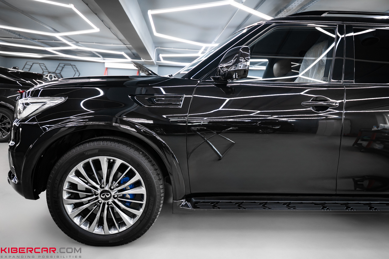 Infiniti QX80: покраска суппортов