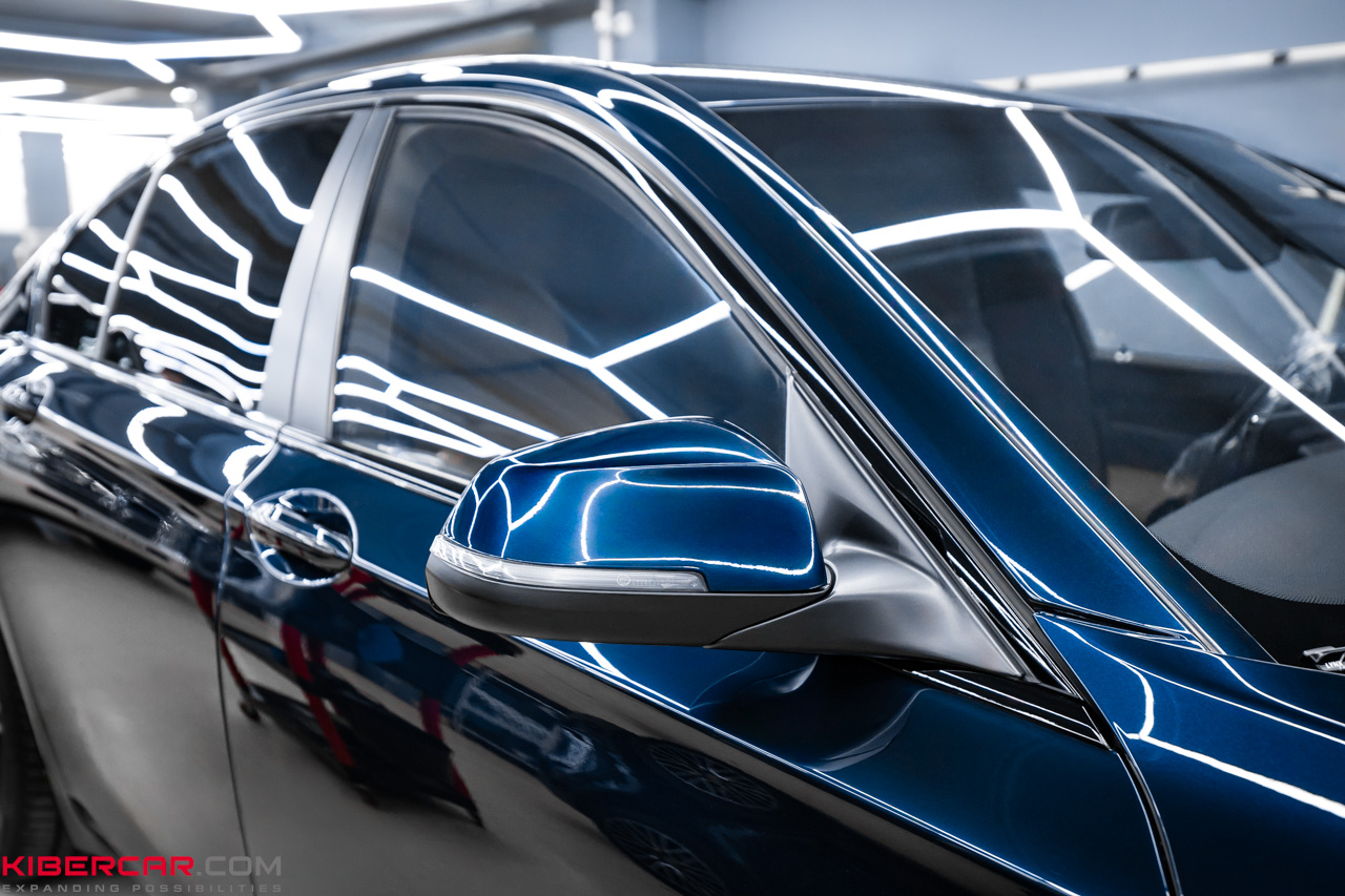 Полировка BMW 7: как вернуть глубину синего цвета и устранить пятна