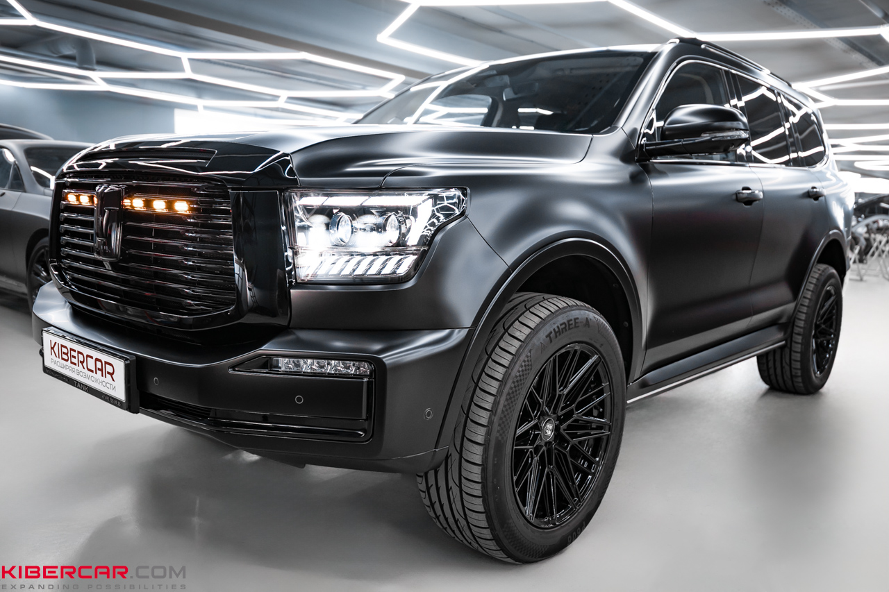 Аквапринт под карбон для салона Tank 500