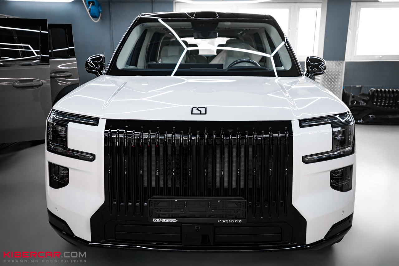 Антихром и оклейка Zeekr 9X: игра контрастов и надежная защита