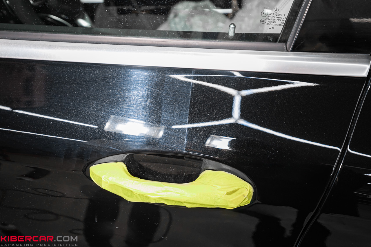 Mercedes-Benz GLE купе: полировка кузова