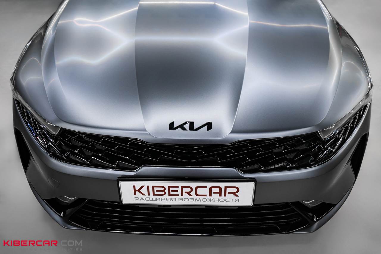 Антихром и оклейка в матовую пленку на Kia K5