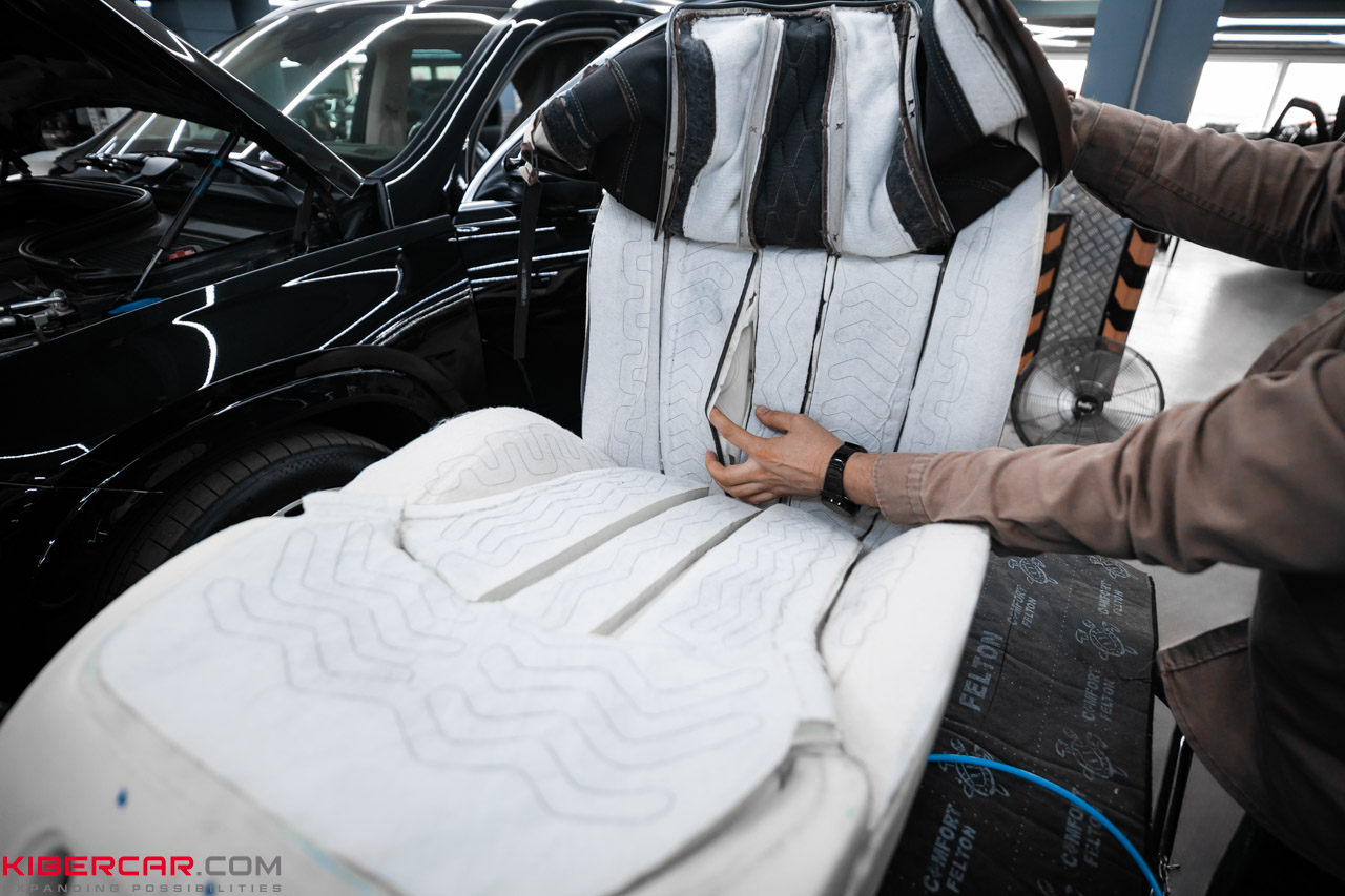 BMW X7 G07: установка массажа сидений