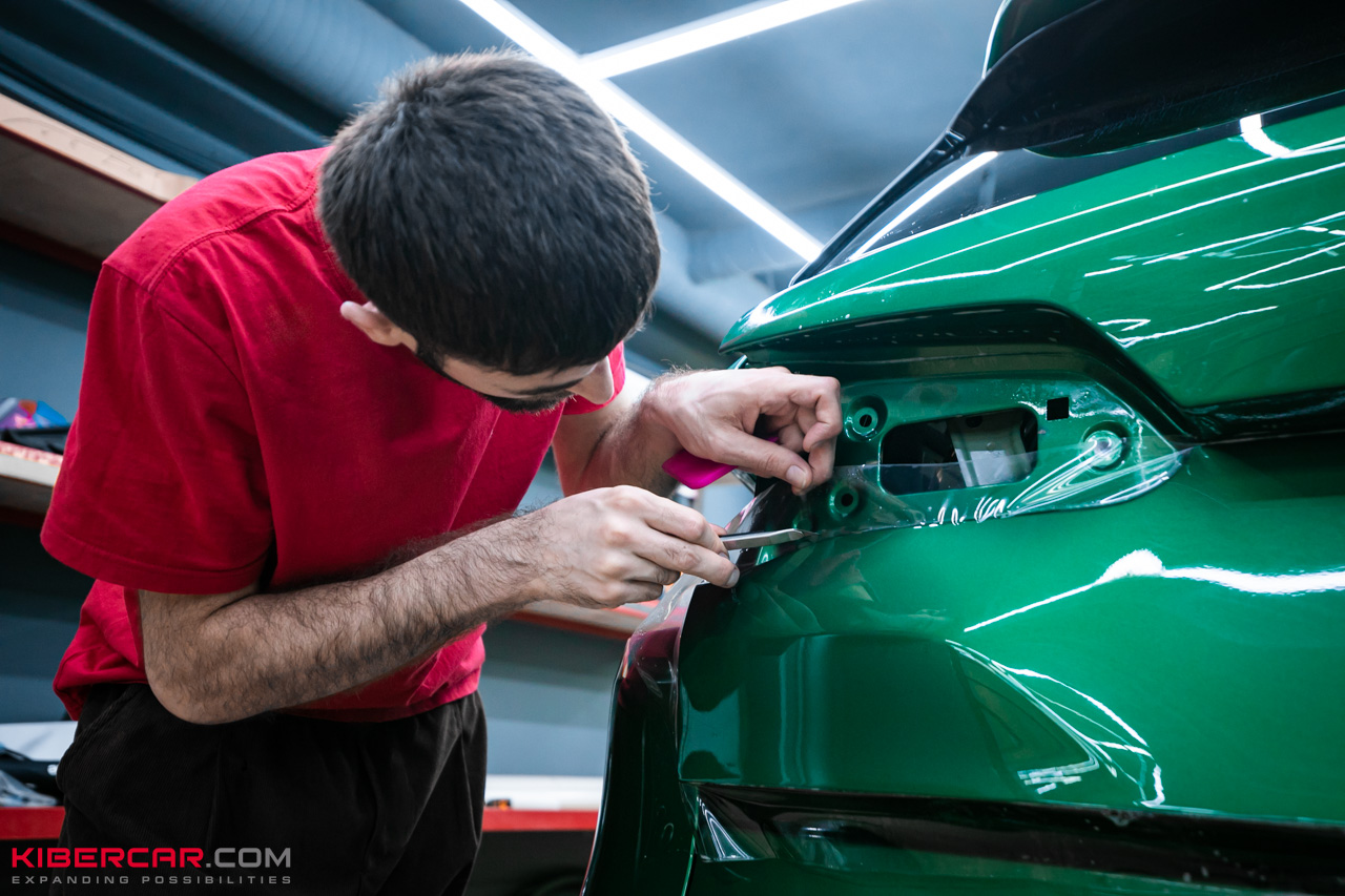 Оклейка BMW X5 M Competition в защитную полиуретановую пленку