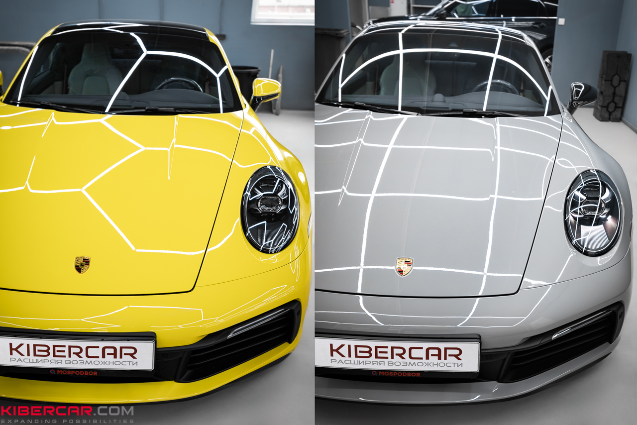 Porsche 911: оклейка кузова полиуретановой пленкой