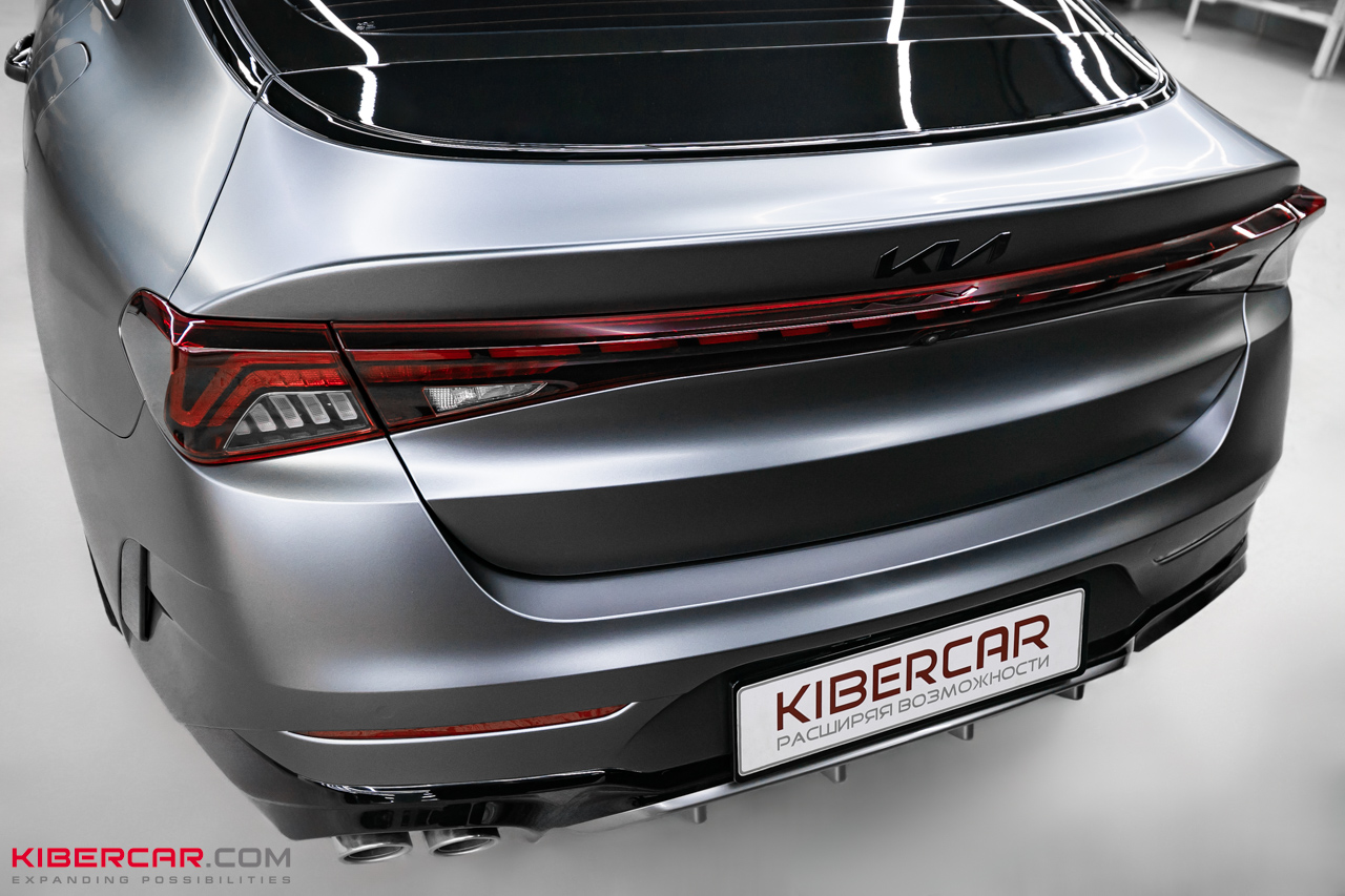 Антихром и оклейка в матовую пленку на Kia K5