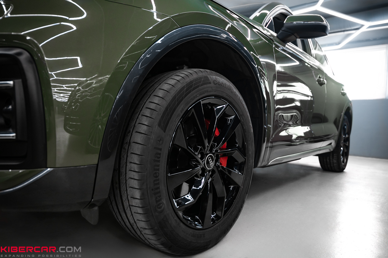 Покраска дисков и суппортов на Audi Q5