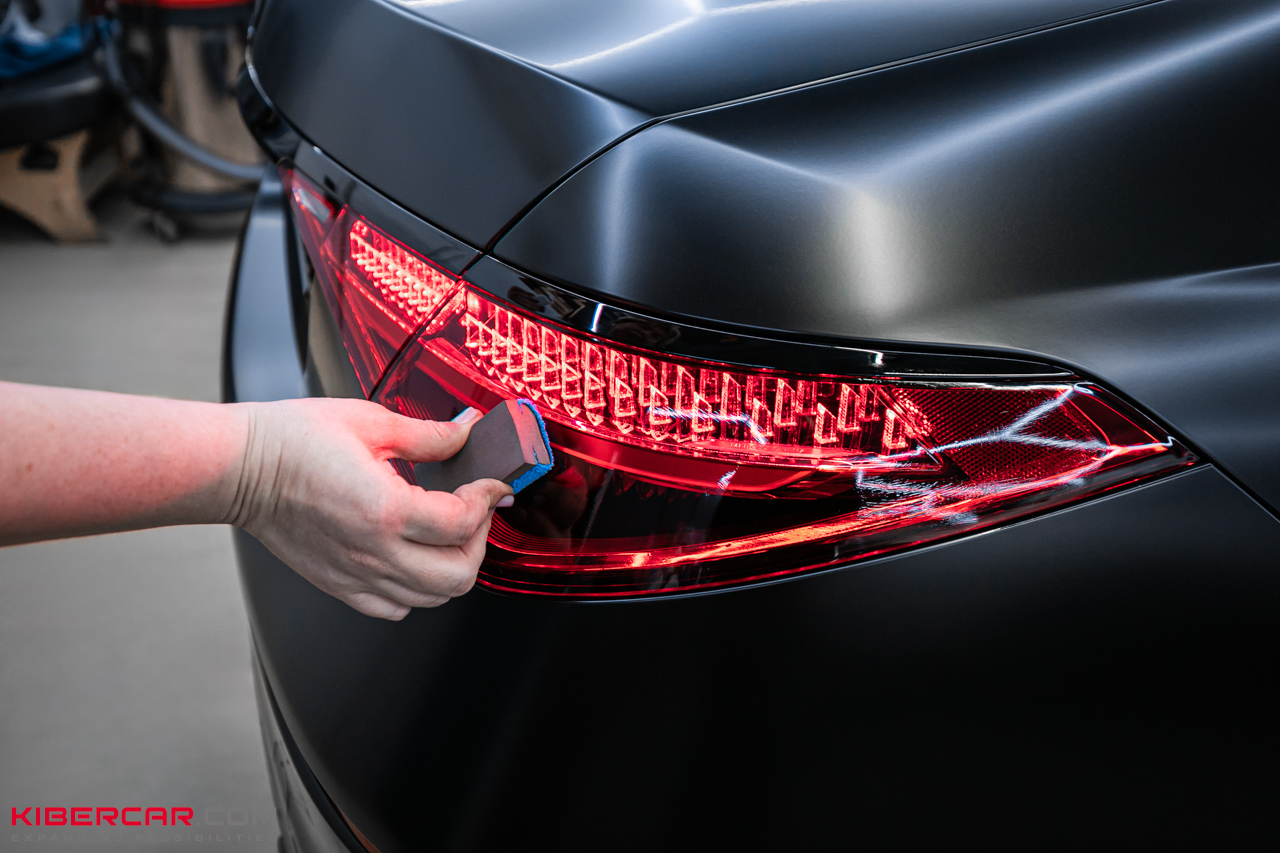 Mercedes-Benz S-класс в новом образе: матовая полиуретановая пленка и керамика