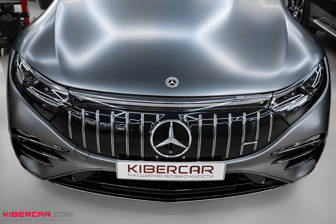 Оклейка матовой полиуретановой пленкой Mercedes-Benz EQS