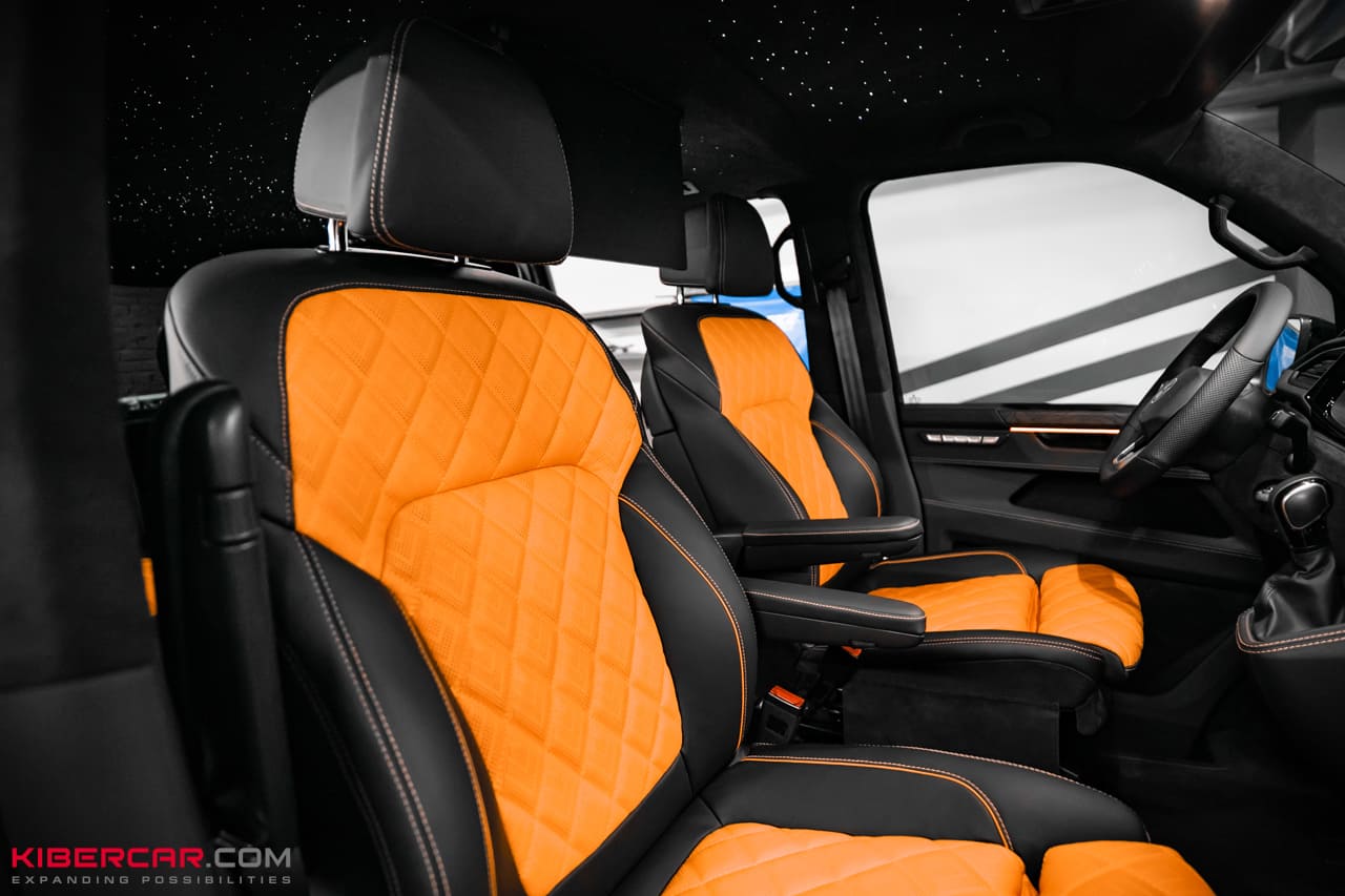 Перешив салона и руля Volkswagen Multivan: комфорт, стиль и новая конфигурация интерьера